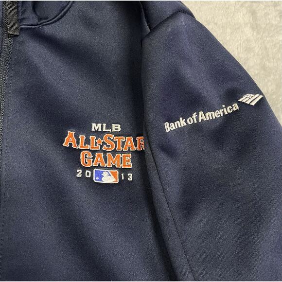 MLB All Star Game 2013 Antigua Sz Small Women Jacket Full Zip Navy Blue Baseball - Picture 4 of 16